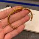 AAA Fake Celine Yellow Gold Engraved Open Bracelet (2)_th.jpg